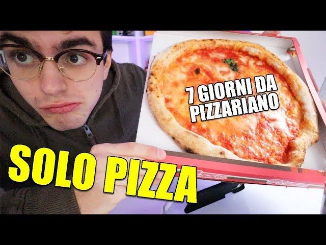 EATING ONLY PIZZA FOR 1 WEEK