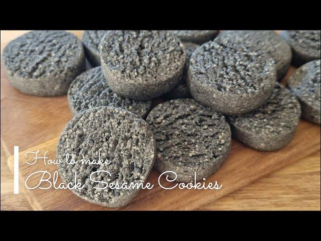 Black Sesame cookies