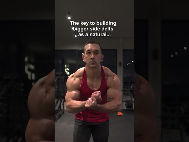 The KEY to bigger side delts...