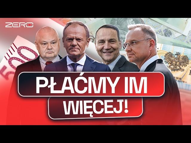 PODWYŻKA GLAPIŃSKIEGO, PENSJA SIKORSKIEGO. SPRAWDZAMY, ILE ZARABIAJĄ POLSCY POLITYCY