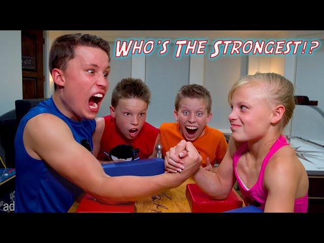 Who is the Strongest Ninja Kid? WWE SuperStar Challenge!