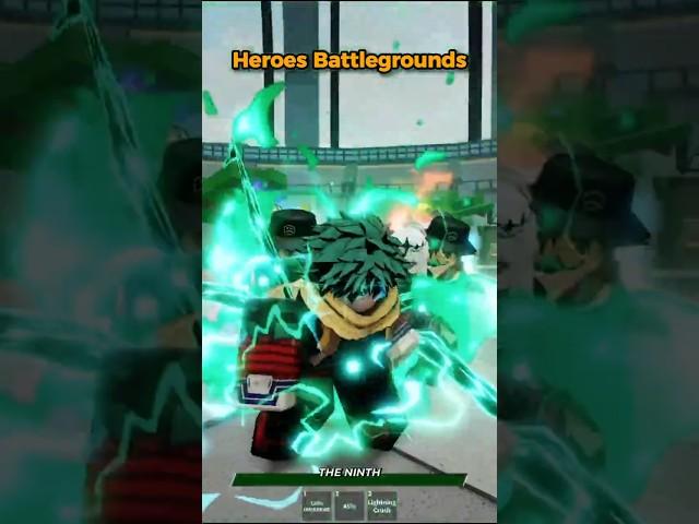 NEW UPDATE IS FIRE #heroesbattlegrounds #anime #roblox #tsb #deku #shigaraki