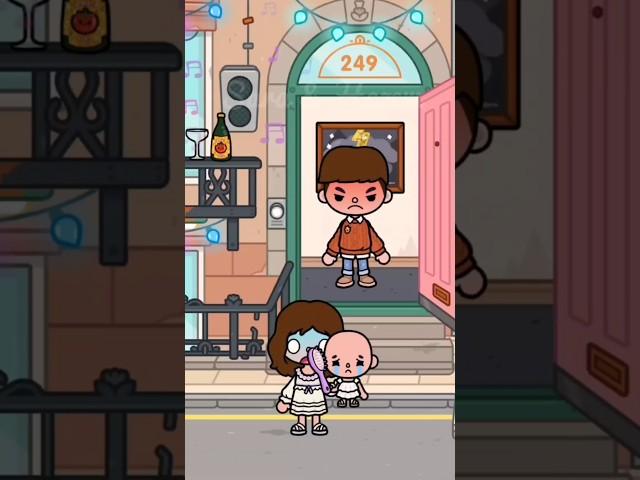 My dad hates me cuz I'm bald #tocaboca #tocalifeworld #shorts