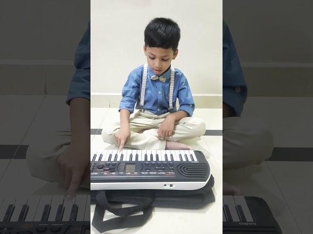  Revansh playing happy birthday song  #youtubeshorts