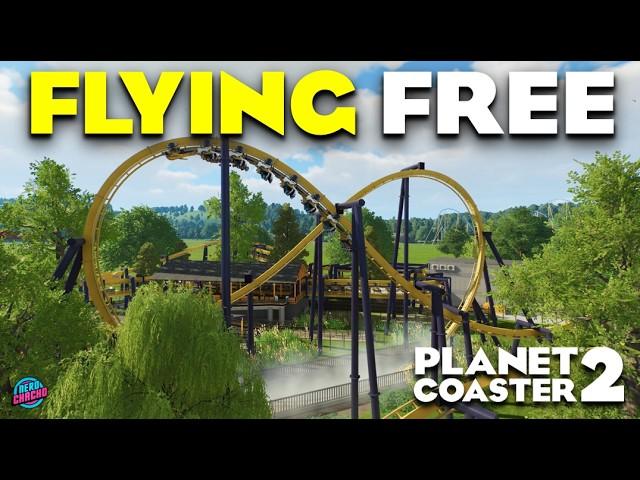 B&M Flying Coaster - And Splashdown! - Planet Coaster 2 Realistic Park Series | Ep 4