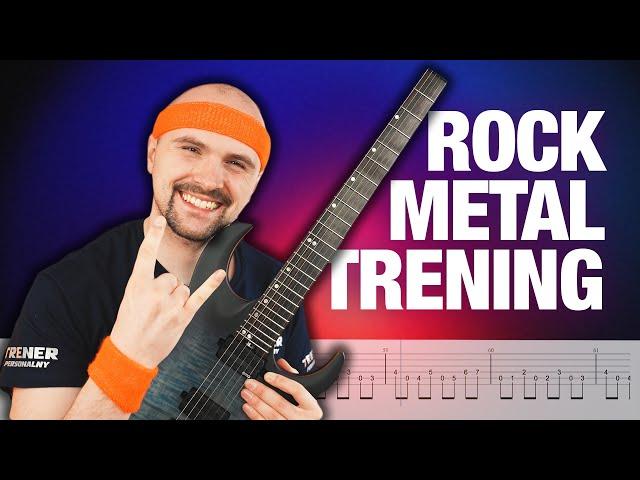 Trening Rockowo - Metalowy Na Gitarze!