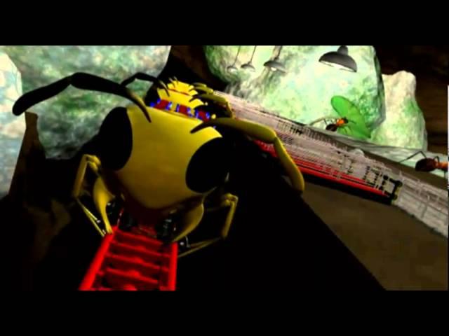 Wasp Attack Rollercoaster 3ds Max