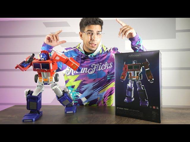 UNBOXING & LETS PLAY! - Elite Optimus Prime - Ultimate Humanoid Transformers by Robosen