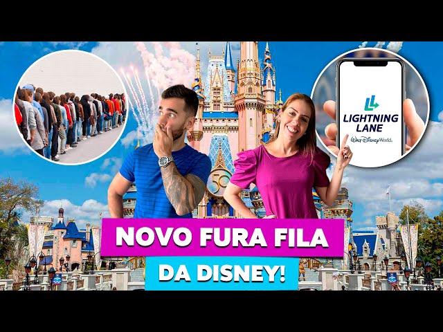 Novo fura fila da DISNEY ORLANDO! Guia completo! Vale a pena o LIGHTNING LANE?