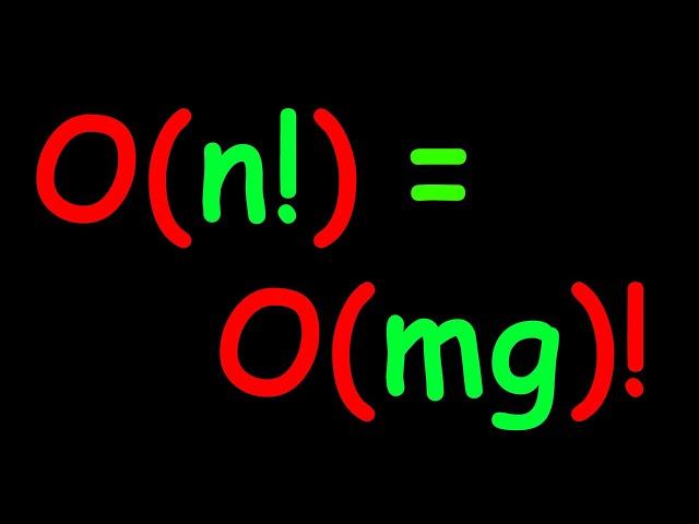 Alternative Big O Notation
