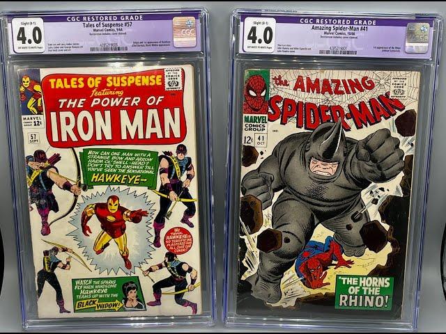 ASM 41 Comic Conservation vs Restoration & How to remove a comic from a CGC slab