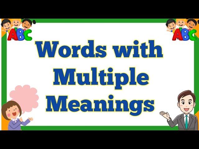 Words with Multiple Meanings