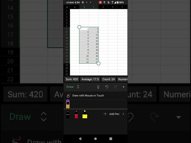 How to Make a Graph in the Microsoft Excel Mobile App With Ease! Work in Excel on the Go. #howto