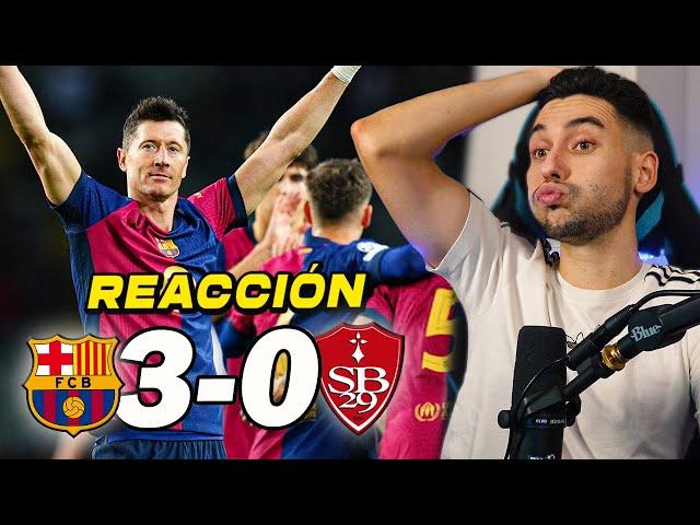 REACCIONES DE UN HINCHA al Barcelona vs Stade Brestois 3-0 *VOLVIÓ EL BARÇA* | ByDiegoX10