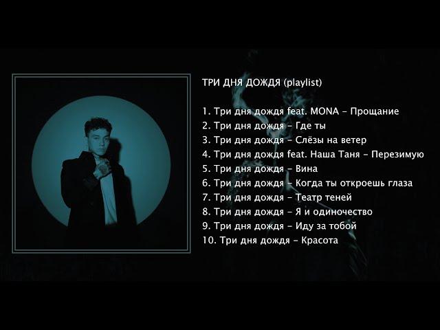 playlist: Три дня дождя — Лучшие треки (Сборник, 2023)