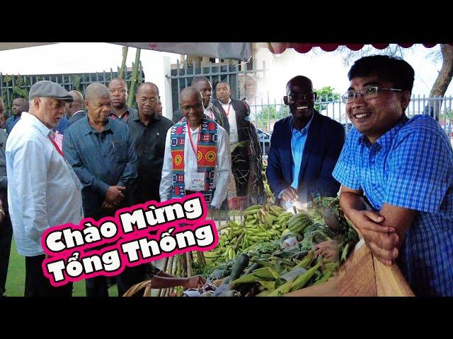 Khi Tổng Thống Angola tham gia hội chợ|| 2Q Vlogs Cuộc Sống Châu Phi