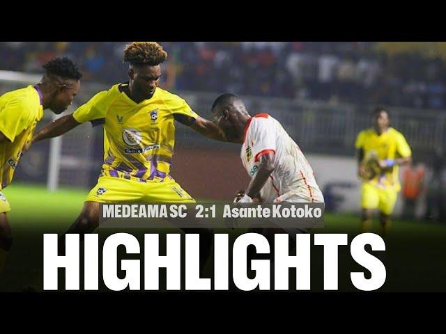 Match Highlights | Medeama SC 2-1 Asante Kotoko | TnA Stadium Grand Openining