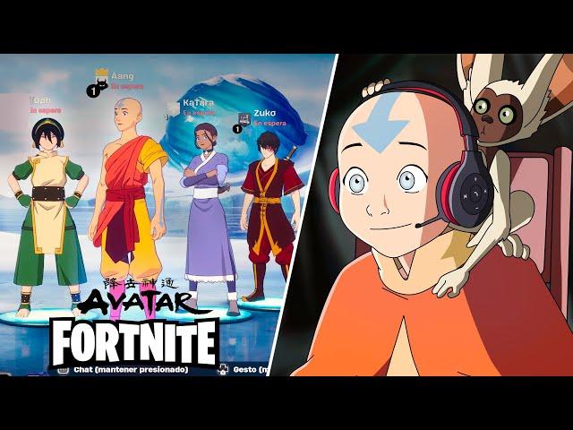 AANG AND HIS FRIENDS PLAY FORTNITE (AVATAR THE LEGEND OF AANG) | FactyKilian