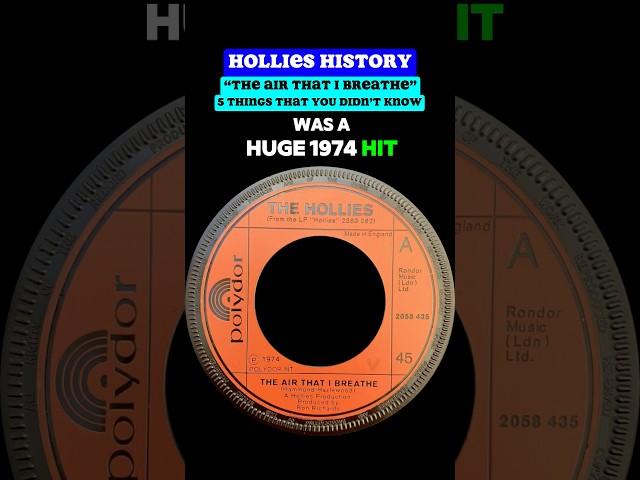 Hollies History - “The Air That I Breathe” - 5 Things That You Didn’t Know