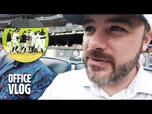 We Went to the Yankees Doubleheader | Office Vlog #101