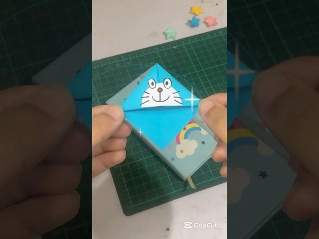 DIY Doraemon Bookmark  | Cute & Easy Paper Craft for Kids!  #shorts