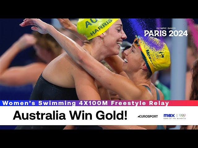 THRILLER! ‍️ | Swimming 4 × 100m Freestyle Relay Highlights | Paris Olympics 2024 #Paris2024