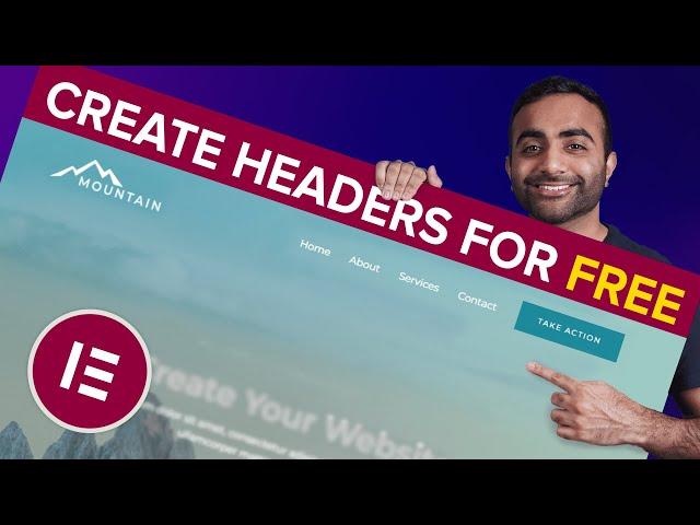 How to Build Headers and Footers Using Elementor for FREE