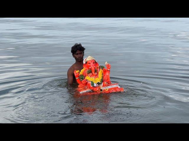 Ganesh Chaturthi Ganesh Nimajjanam 2024 | Ganesh visarjan in Tank bund | Day 1 Ganesh immersion 2024