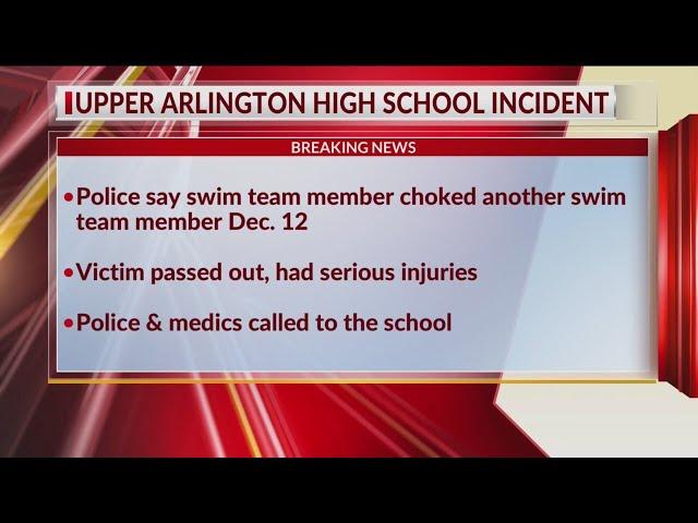 Police investigating after Upper Arlington High School swimmer choked by teammate