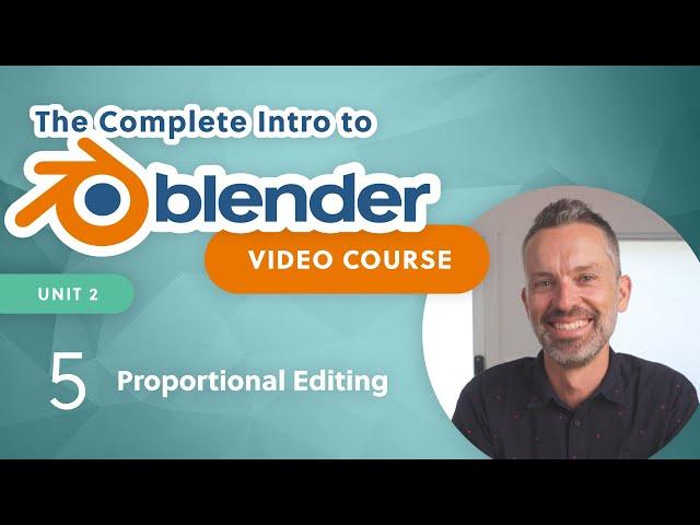 Blender Beginner Tutorial – Proportional Editing