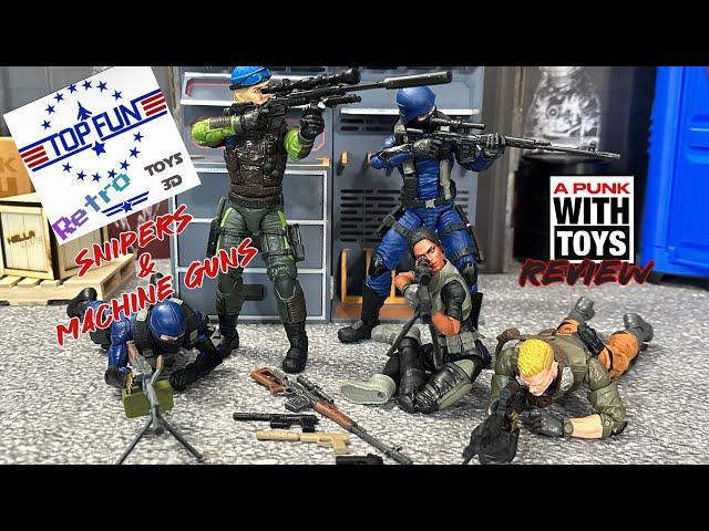 Top Fun Retro Toys 3D Printed Snipers and Machine Guns Review