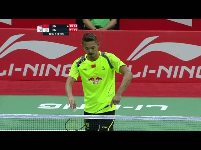 [HD] GS - CHN vs TWN - MS3 - LIN Dan vs LIN Yu Hsien - 2014 Thomas Cup