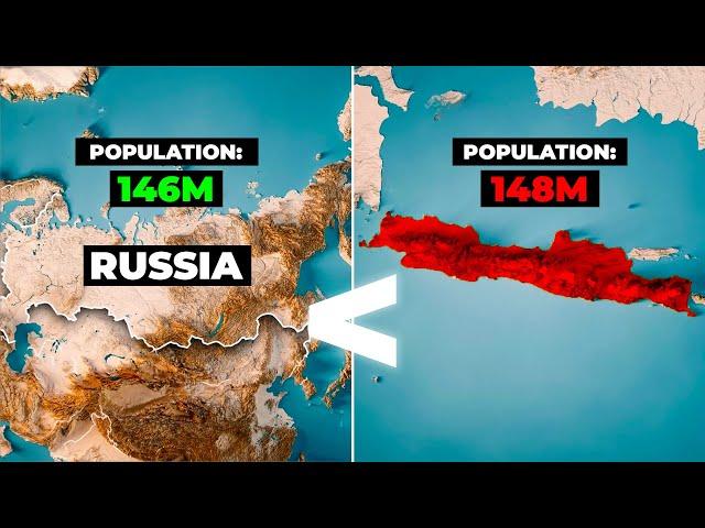 Why This Tiny Island Has 148000000 People | More Population Than Russia