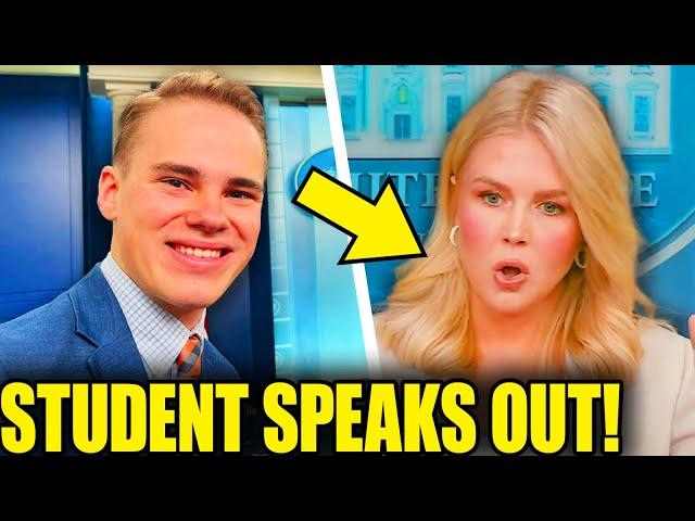 Leavitt CONFRONTED By Student Journalist, INSTANTLY PANICS!