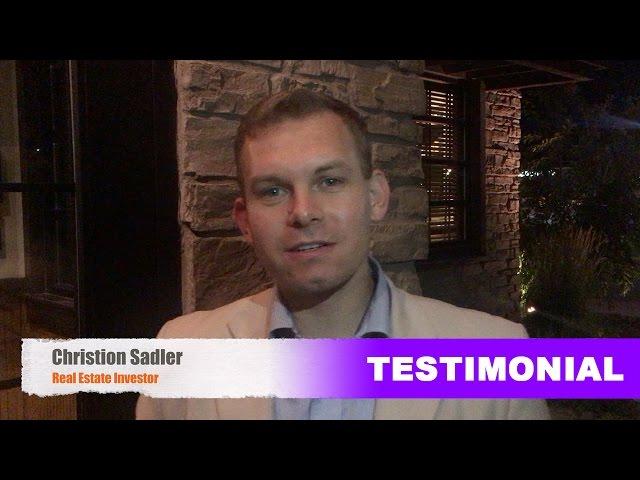 Christion Sadler | Real Estate Investor Testimonial - Mitch A Nelson