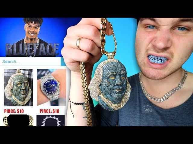 I Bought THE CHEAPEST BlueFace Rapper Chains And Merch!!