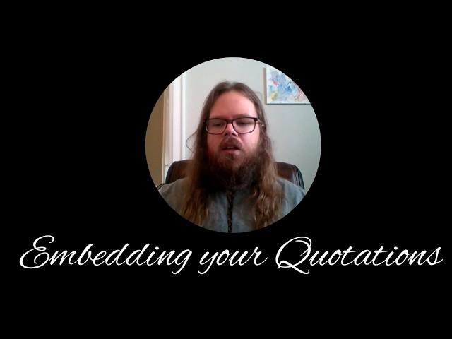 WhatBinder com: How to Embed your Essay Quotations using Brackets and Ellipses