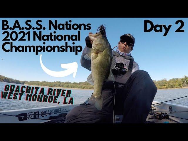 Day 2 - Ouachita River, LA - 2021 B.A.S.S. Nation National Championship