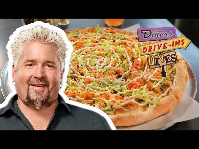 Taco Pizza on #DDD with Guy Fieri | Diners, Drive-ins and Dives with Guy Fieri | Food Network