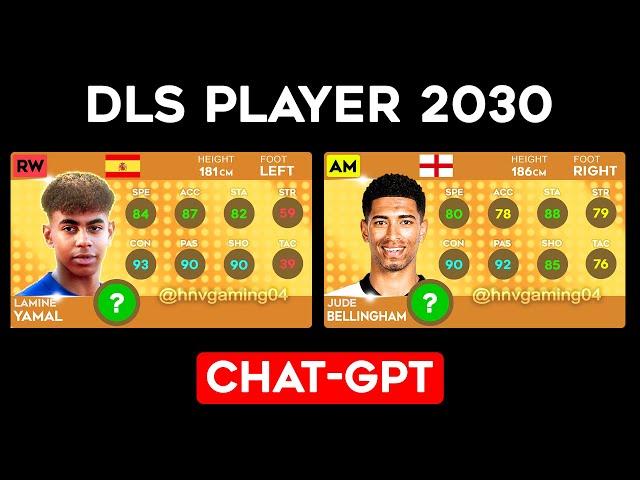 DLS30 | YOUNG TALENT PLAYER IN 2030  (CHAT-GPT)