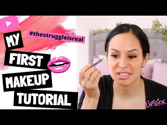 STRUGGLING WITH MY FIRST MAKEUP TUTORIAL!!