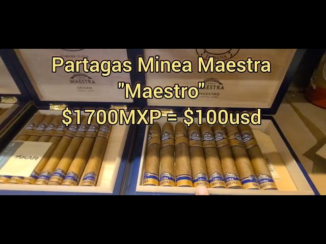 Cuban Cigar Prices: La Casa Del Habano Guadalajara, Mexico May 3rd, 2024