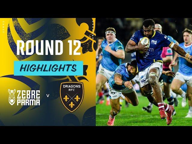 Zebre Parma v Dragons RFC | Round 12 | Match Highlights | United Rugby Championship