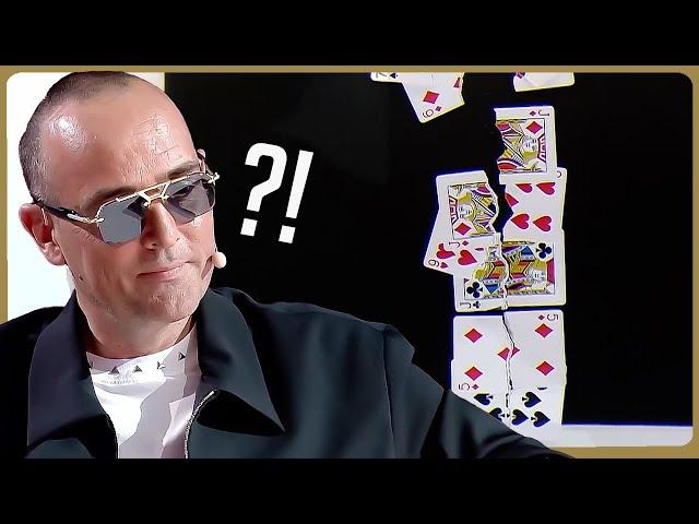 Magician SHOCKS Judges With This Card Trick!