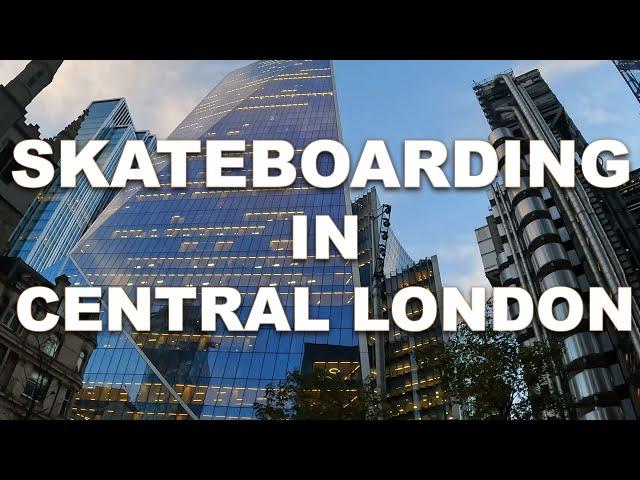 Skateboarding in Central London: Leadenhall & V-dubz | Ollie stairs, Noseslides & More