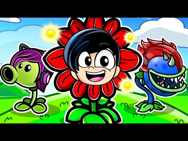 NOS CONVERTIMOS en UNA FAMILIA de PLANTAS vs ZOMBIES en Roblox! | Karim Juega[15:44]