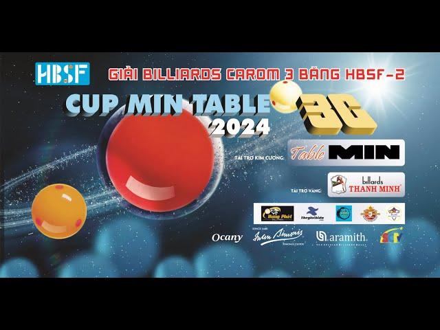 Lý Thế Vinh VS Hồ Hoàng Hùng - ROUND 3 | GIẢI CAROM 3 BĂNG HBSF II CÚP MIN TABLE 2024