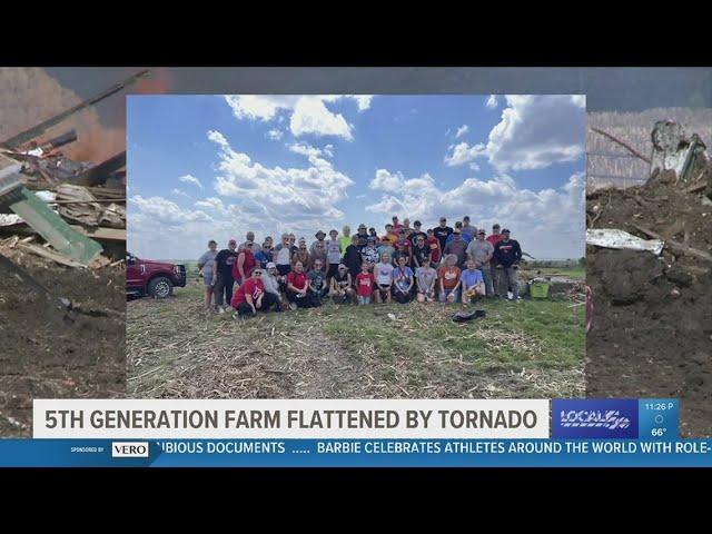 5th-generation Iowa farm flattened by tornado