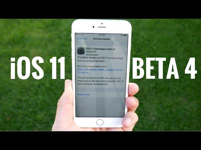iOS 11 Beta 4 Released! - What's New?