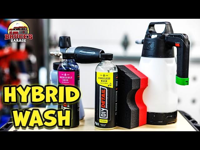 Hybrid Car Wash: DIY Incredible Suds & Rinseless Wash for a Showroom Shine!